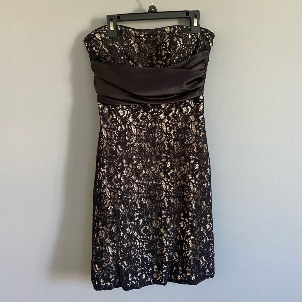 Strapless Sweetheart Neckline White House | Black Market Dress size 4